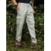 Men Solid Color Utility Multi Pocket Buttons Ankle Length Casual Pants